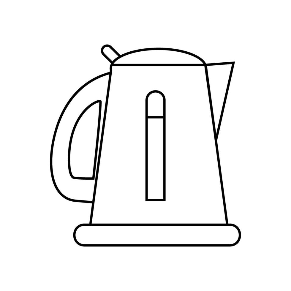 Kettle icon . Teapot illustration sign. Pot symbol. Teakettle logo. vector