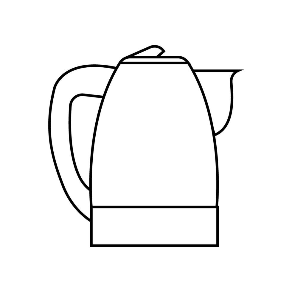 Kettle icon . Teapot illustration sign. Pot symbol. Teakettle logo. vector