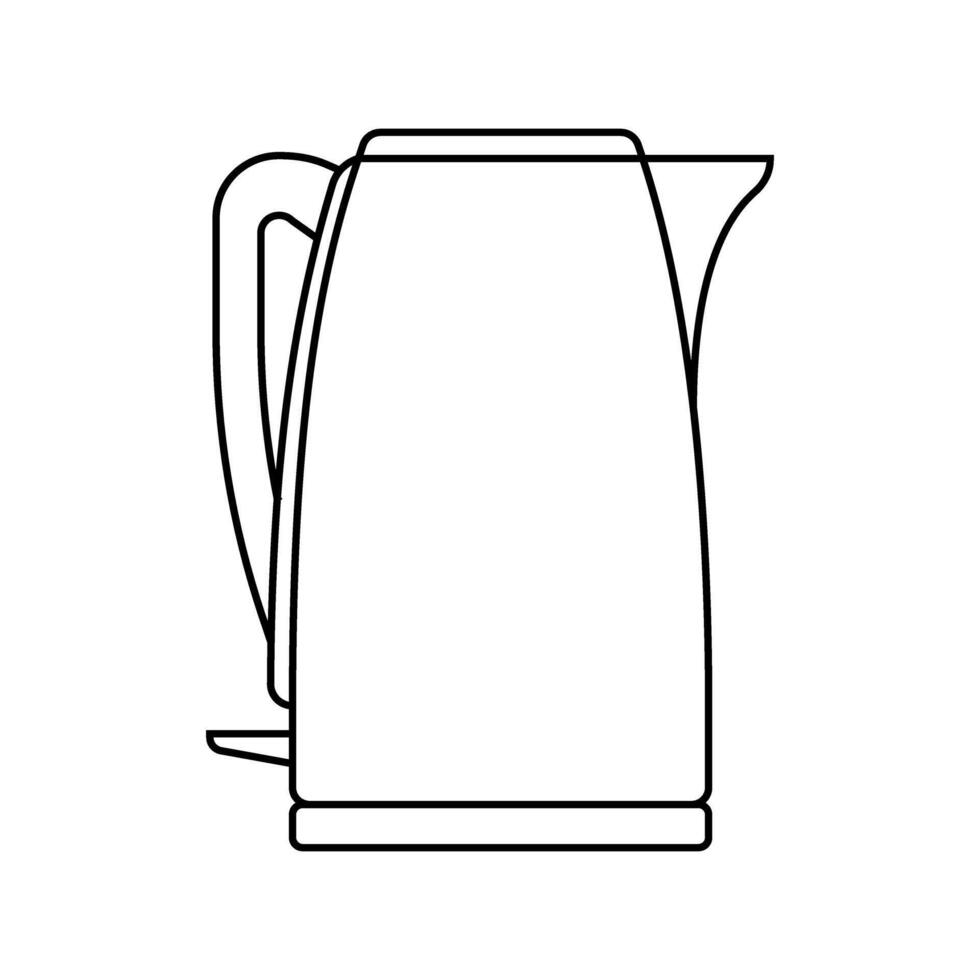 Kettle icon . Teapot illustration sign. Pot symbol. Teakettle logo. vector
