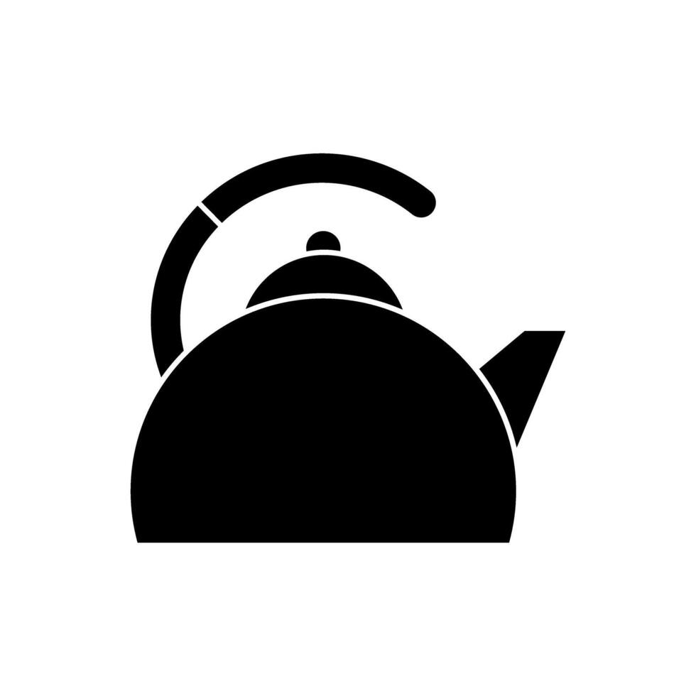 Kettle icon . Teapot illustration sign. Pot symbol. Teakettle logo. vector