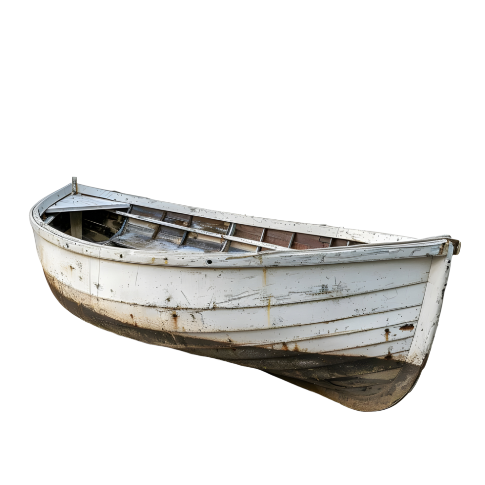 Boat on vibrant transparent background high res 8K png