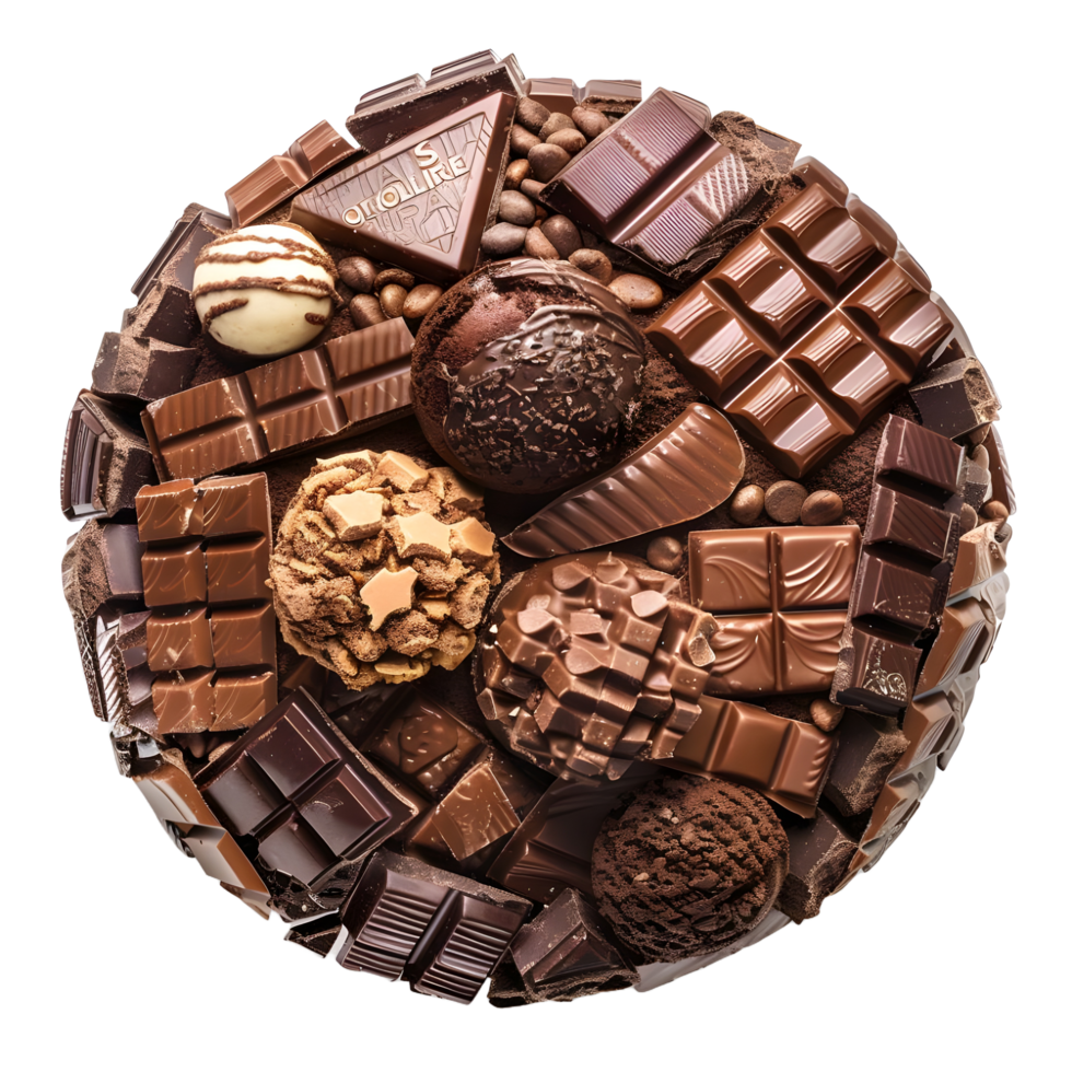 Chocolate cake globe for World Chocolate Day png