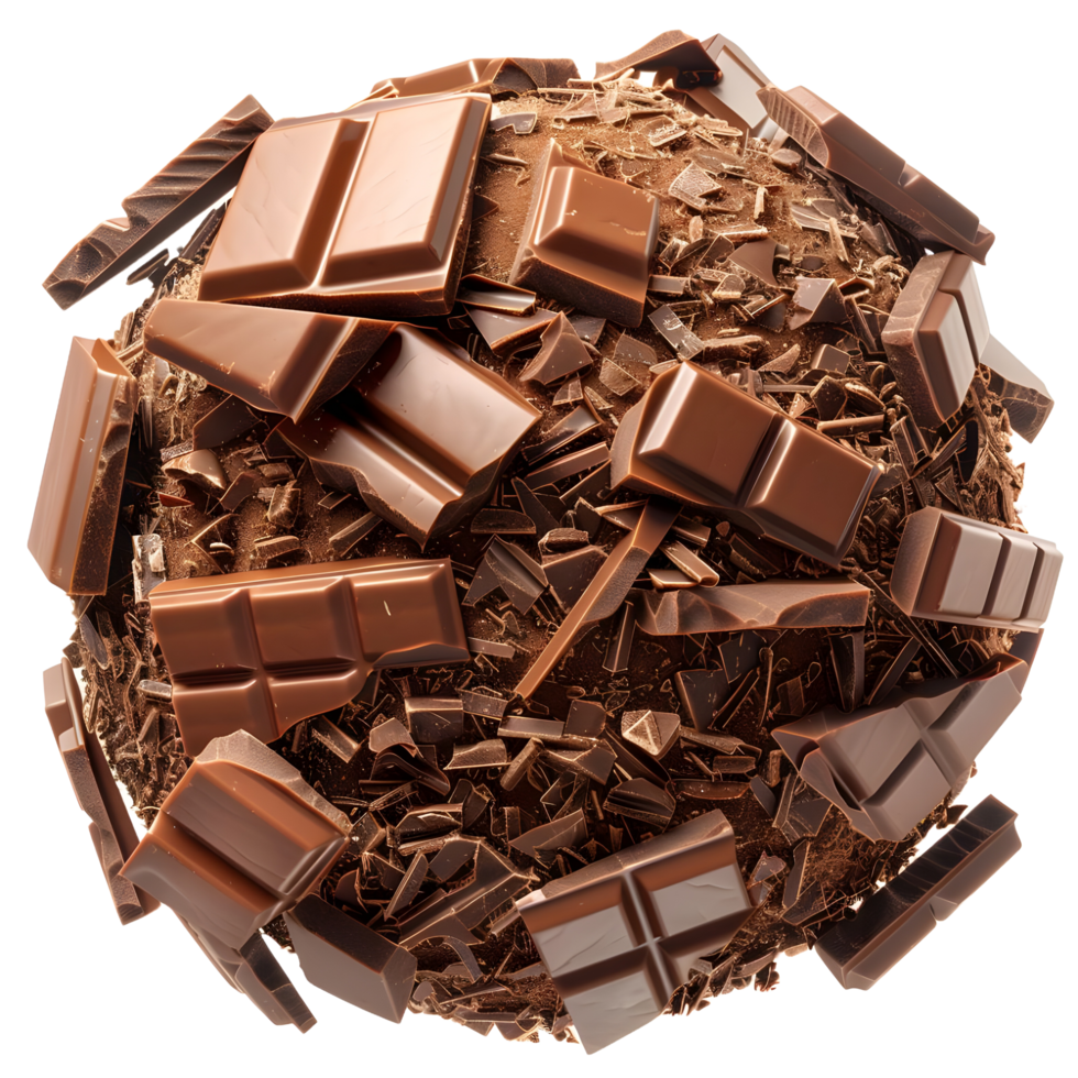 Chocolate cake globe for World Chocolate Day png