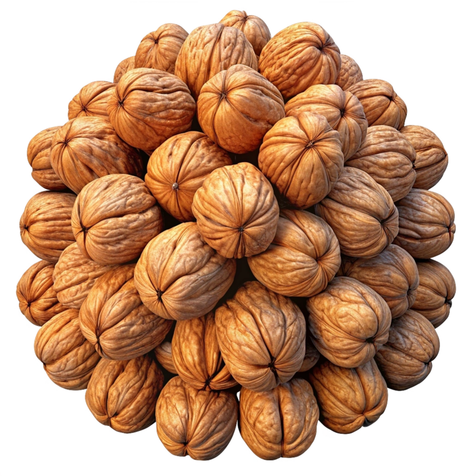 Heap of Walnuts Grains 3d Item png