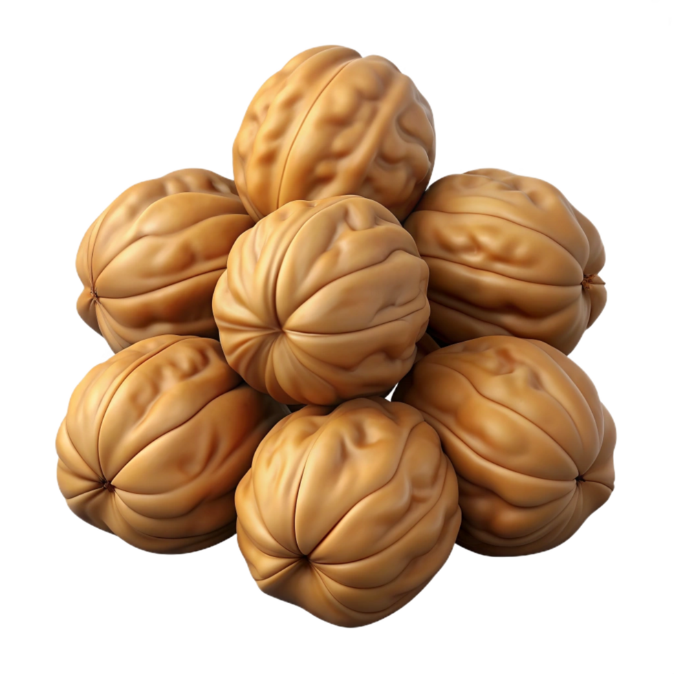 Heap of Walnuts 3d Art png