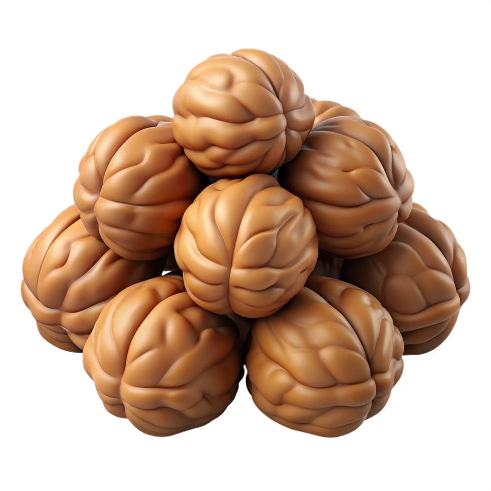 Heap of Walnuts 3d Style png