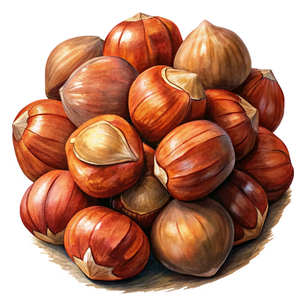 Heap of Hazelnuts Image png