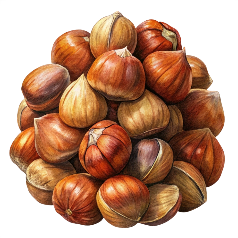 Heap of Hazelnuts Design png