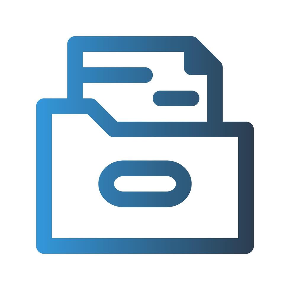 File outline icon. with gradient colors suitable for interfaces, websites, UI and mobile apps. vector