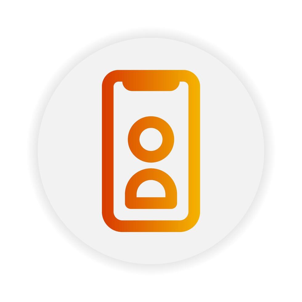 Faq suport outline icon. with gradient color suitable for ecommerce, business and interface symbol icons vector