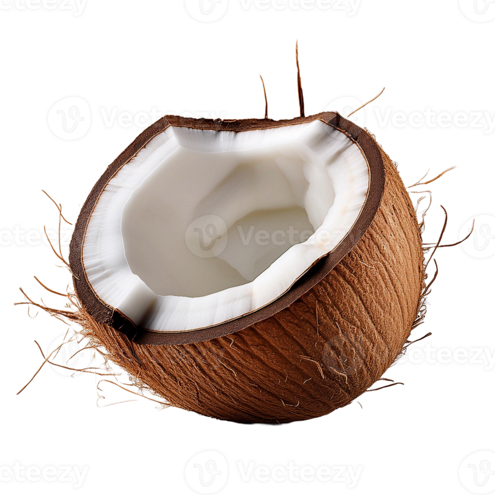 Without Background White Brown Coconut png