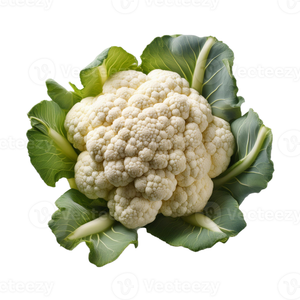 Vegetable Image Without Background Green White Cauliflower png