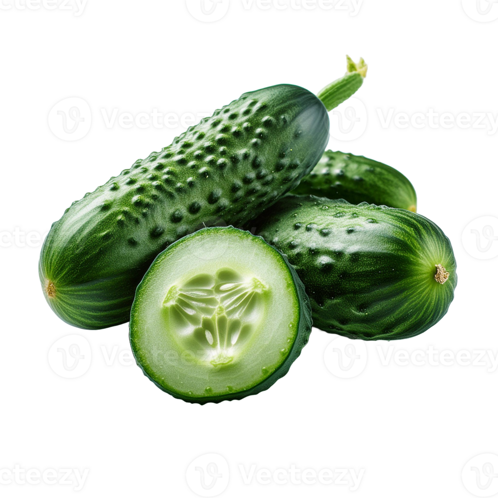Vegetable Image Without Background Green Cucumber png