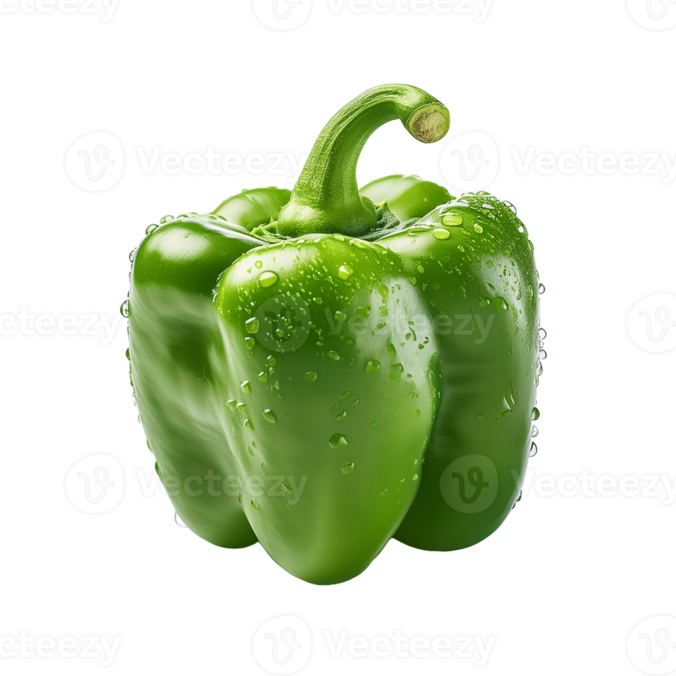 Vegetable Image Without Background Green Pepper png
