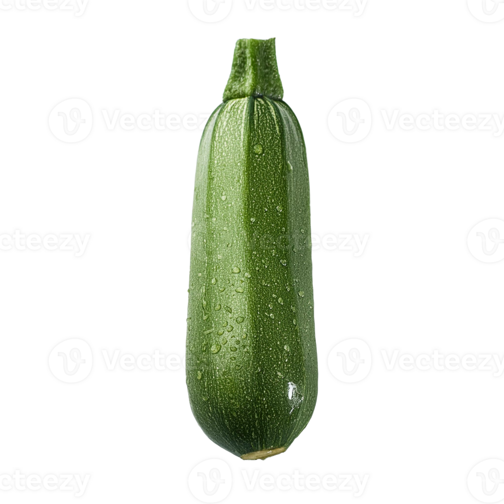 Vegetable Image Without Background Zucchini Green png