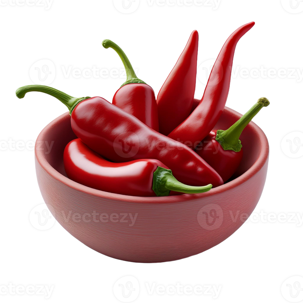 Vegetable Image Without Background Red Chilli Pepper png