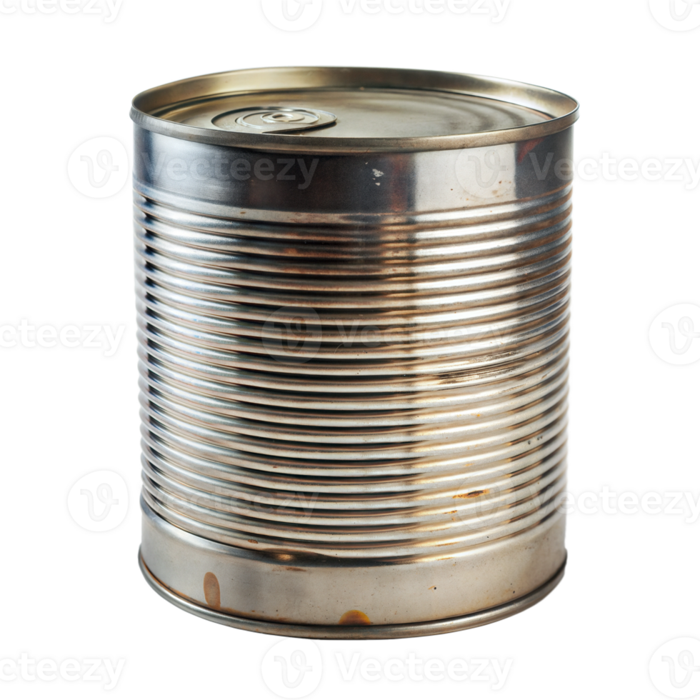 Rusty Tin Can Isolated on Transparent Background png