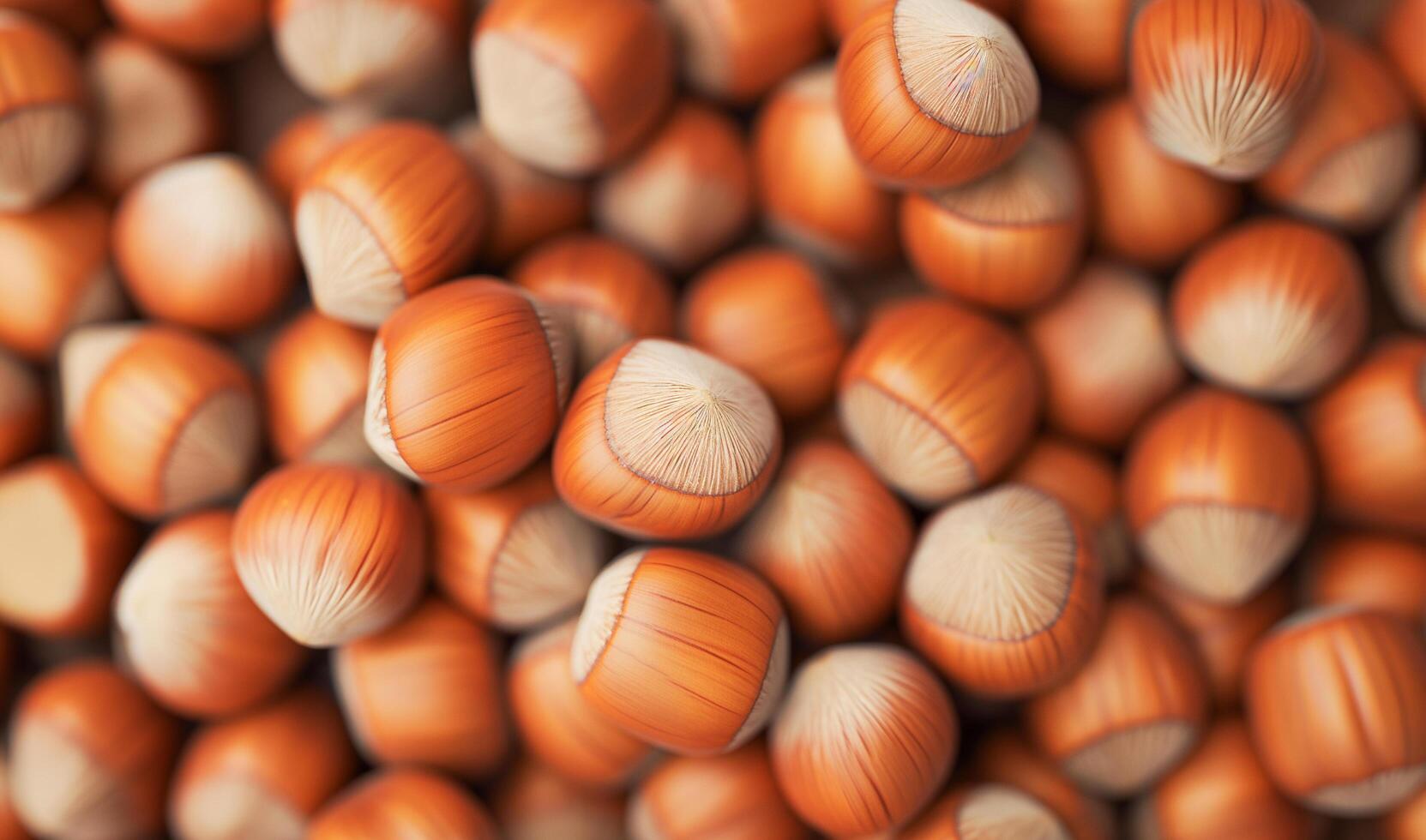 Hazelnuts with Shells Close-Up photo