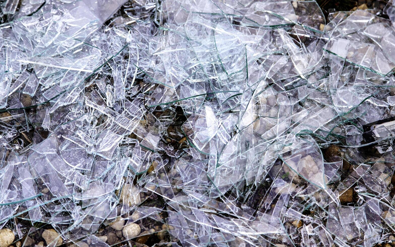 Crystals on the floor photo