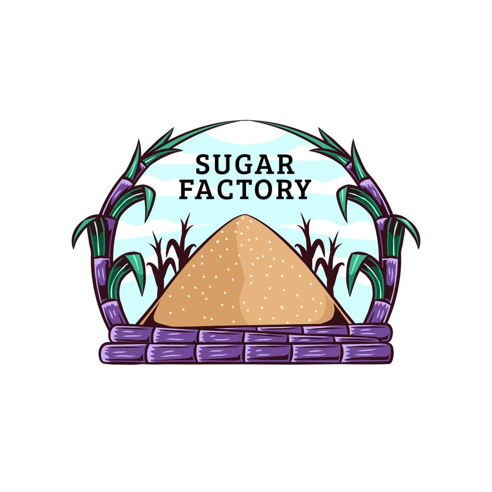 Logo For Cane Sugar Products vector