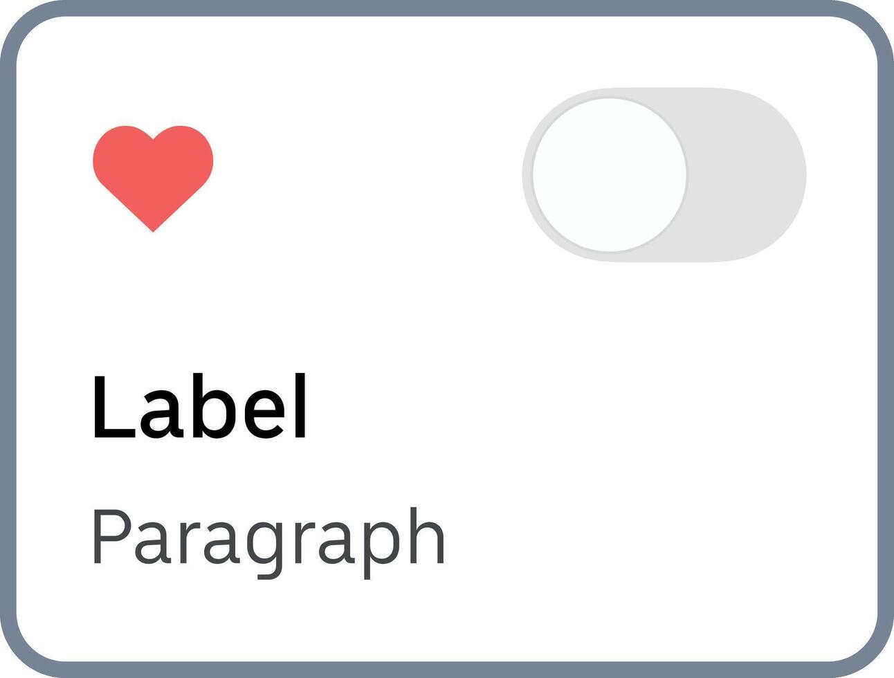 Ghost loader and Skeleton screen for Dashboard showing profile love heart, toggle buttoand customer. Illustration for websites, UI web pages, templates, banners, marketing. vector
