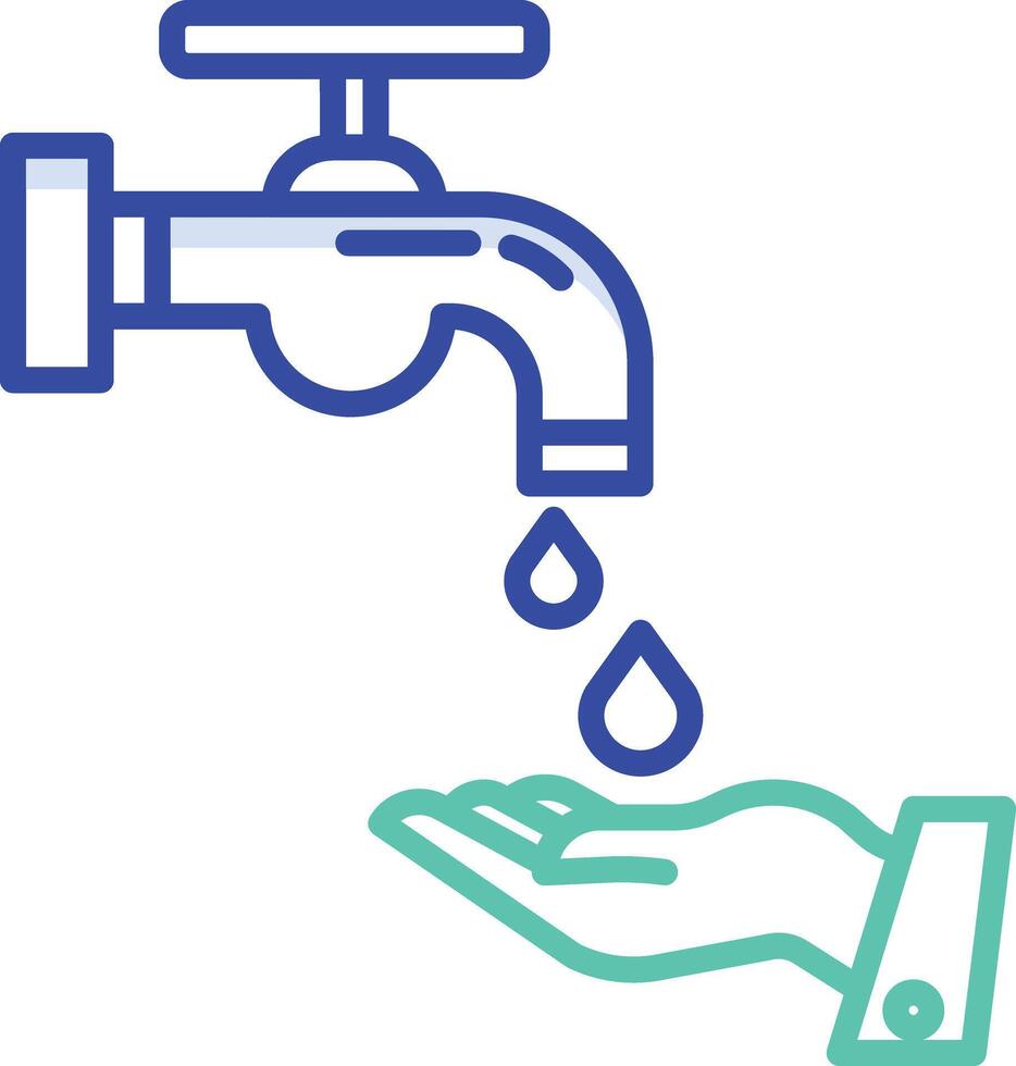 Wash outline color illustration vector