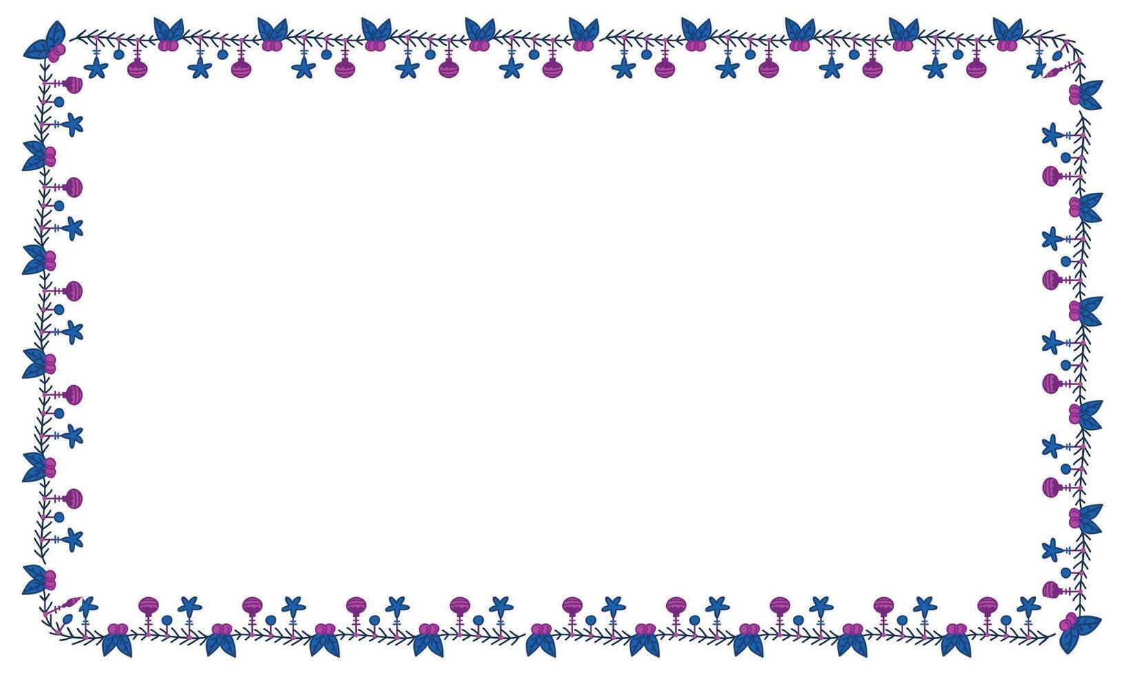 Frame template for christmas season celebration christmas wreath concept vector