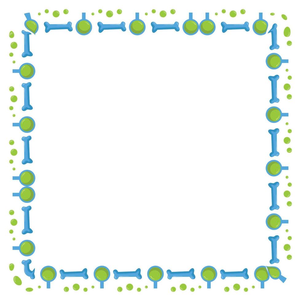Hand drawn halloween frame template design vector