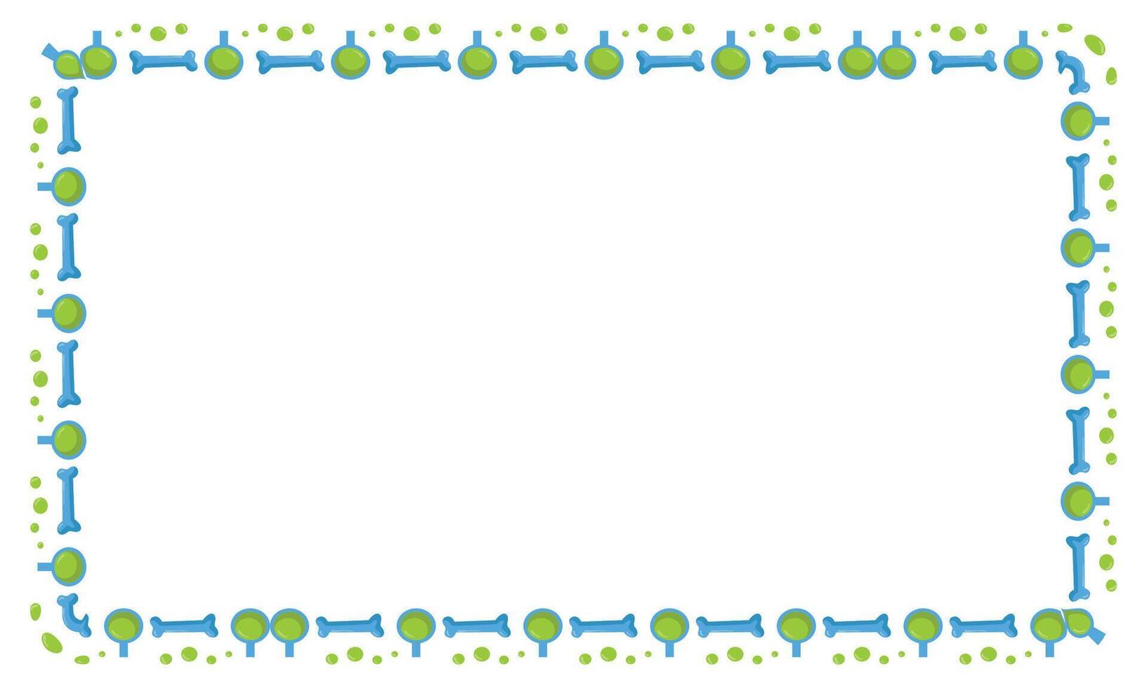 Hand drawn halloween frame template design vector