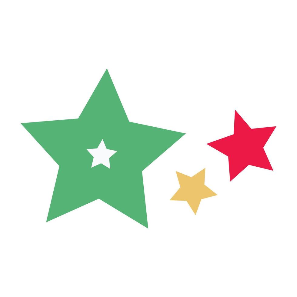 illustrator of Christmas tree decorations on white vector
