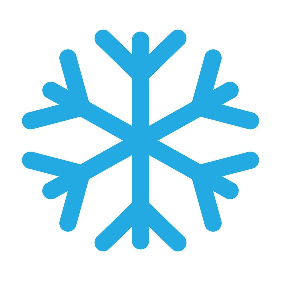 Hand drawn snowflakes christmas illustration on white vector