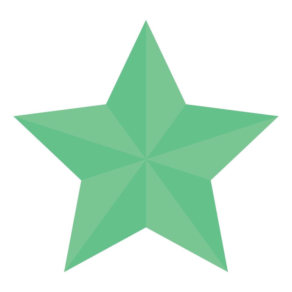 Hand drawn star illustration Isolated on a white background vector