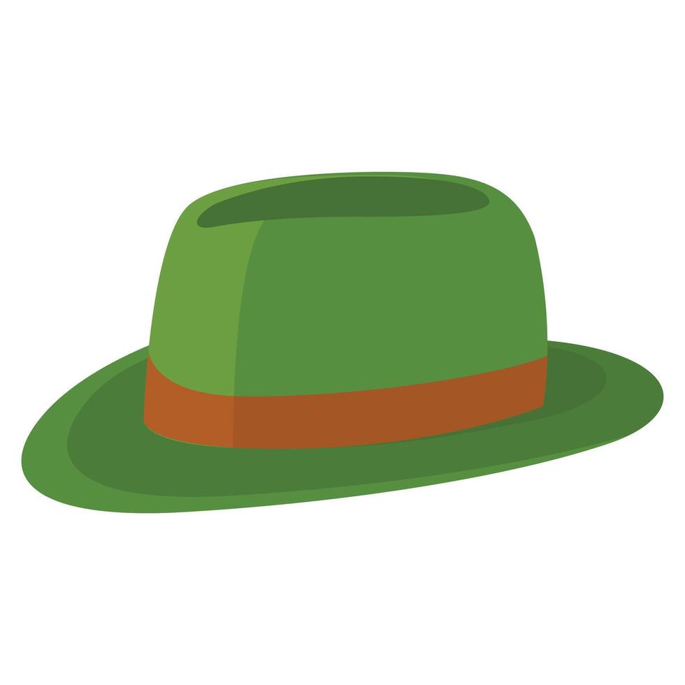 Oktoberfest hat illustration on white background vector