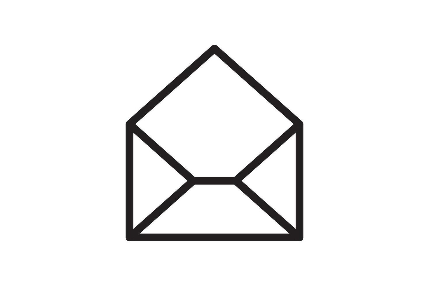 Mail icon sign. Letter envelope symbol. Message send to address illustration. vector
