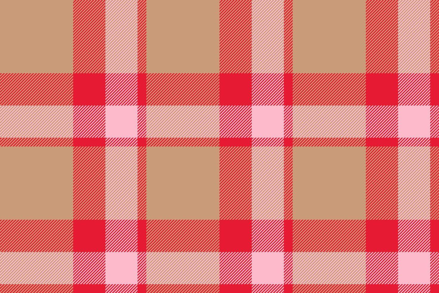 Plaid background, check seamless pattern in red. fabric texture for textile print, wrapping paper, gift card or wallpaper. vector