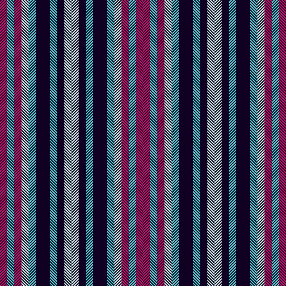Jpg background vertical lines, hispanic pattern textile seamless. Coloured stripe fabric texture in black and cyan colors. vector