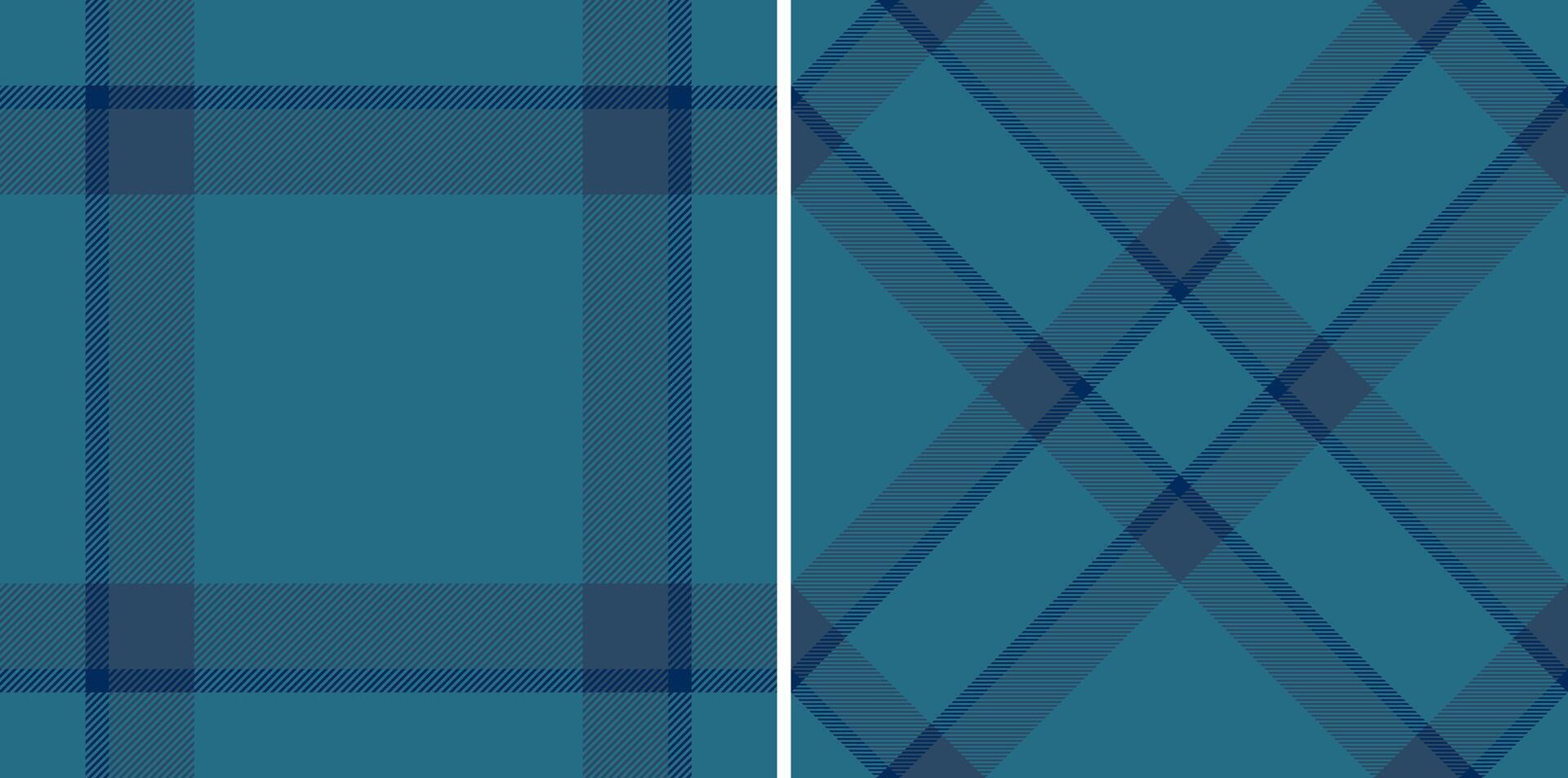 Pattern textile of tartan seamless background with a fabric plaid texture check. Set in cold colors for classic wardrobe essentials in timeless style. vector