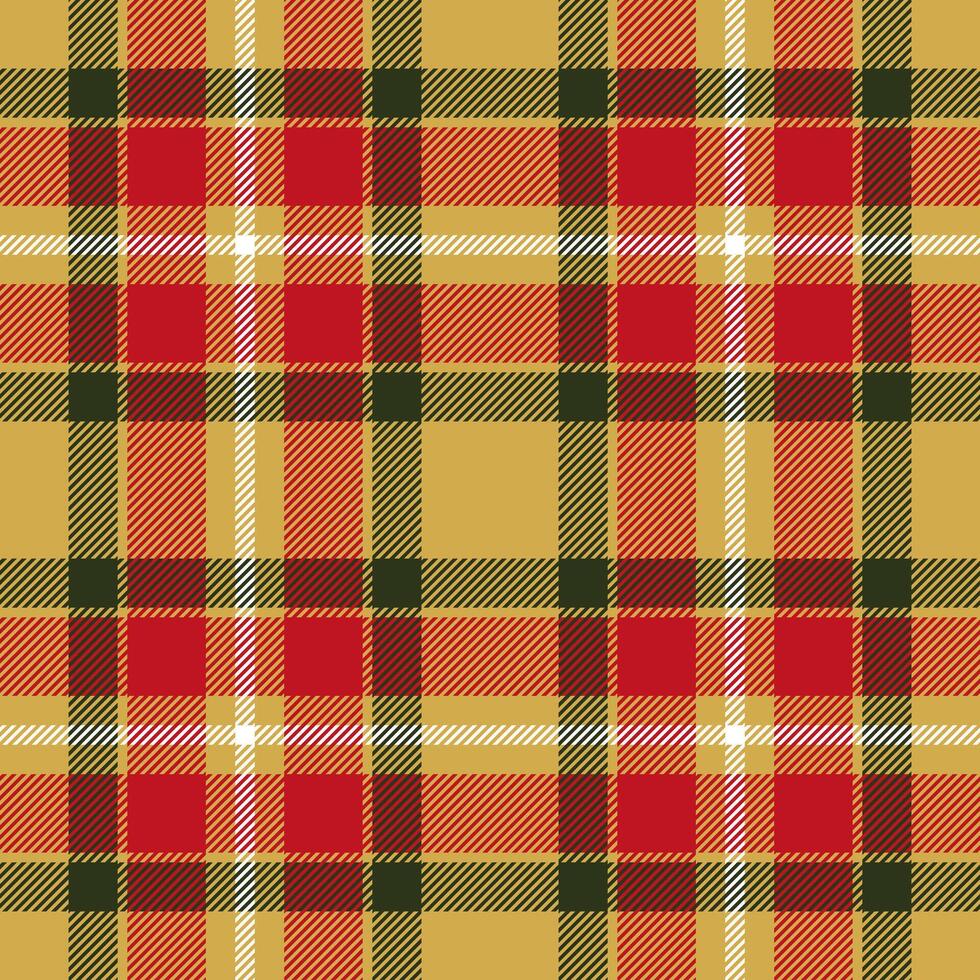Plaid seamless pattern in red. Check fabric texture. textile print. vector