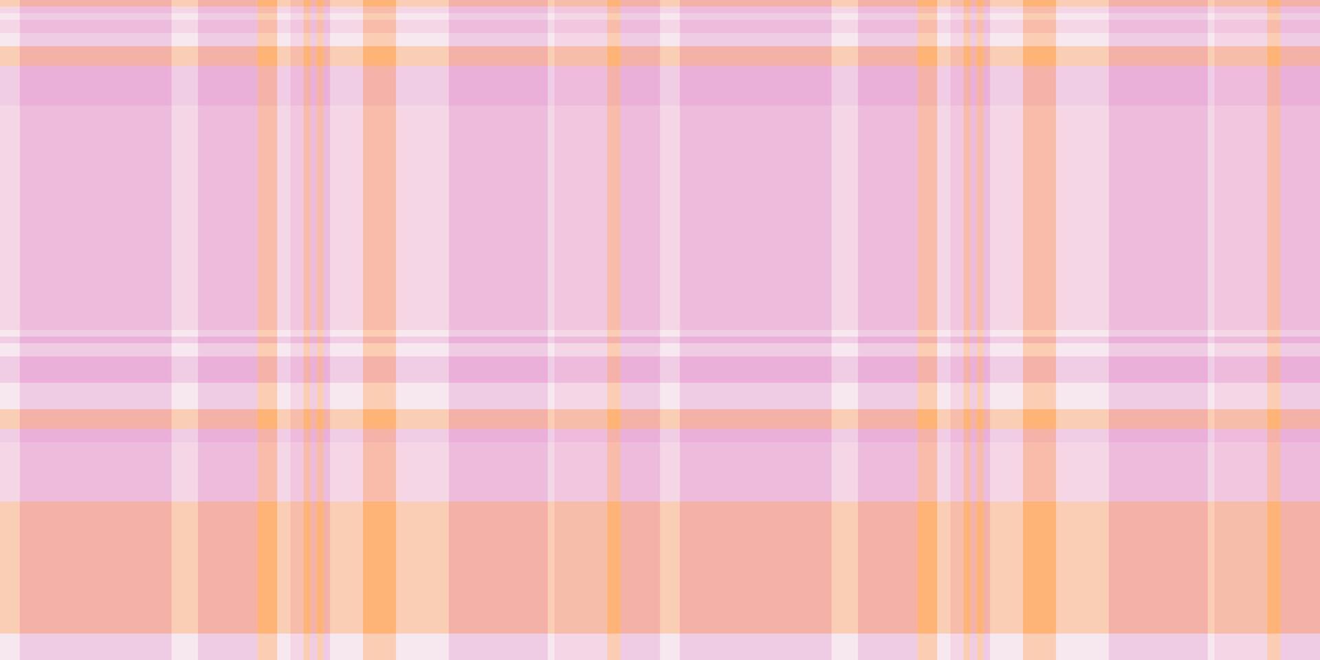 Bold texture seamless fabric, editable plaid pattern background. Perfection textile check tartan in light and red colors. vector