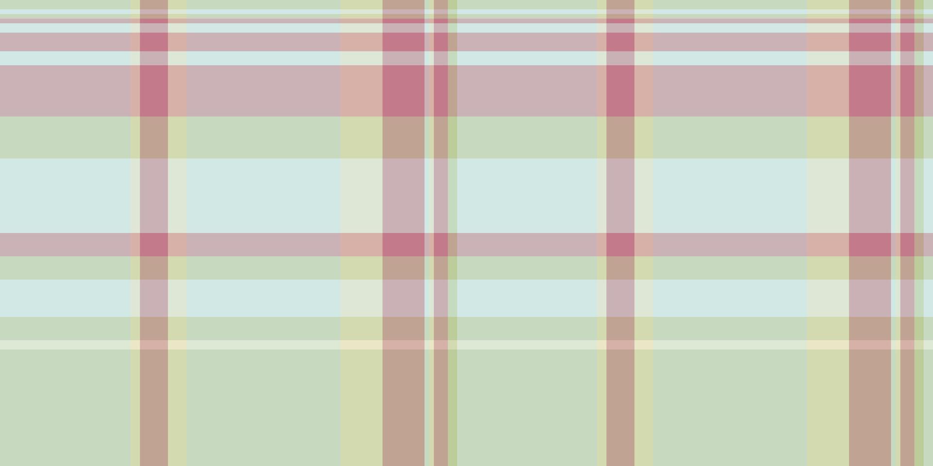 Complexity textile pattern plaid, crossed seamless tartan background. Geometric check fabric texture in light and pastel colors. vector