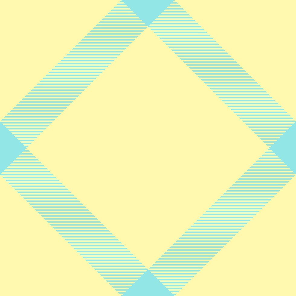 Product pattern check seamless, decoration tartan texture background. Creation fabric textile plaid in yellow and teal colors. vector
