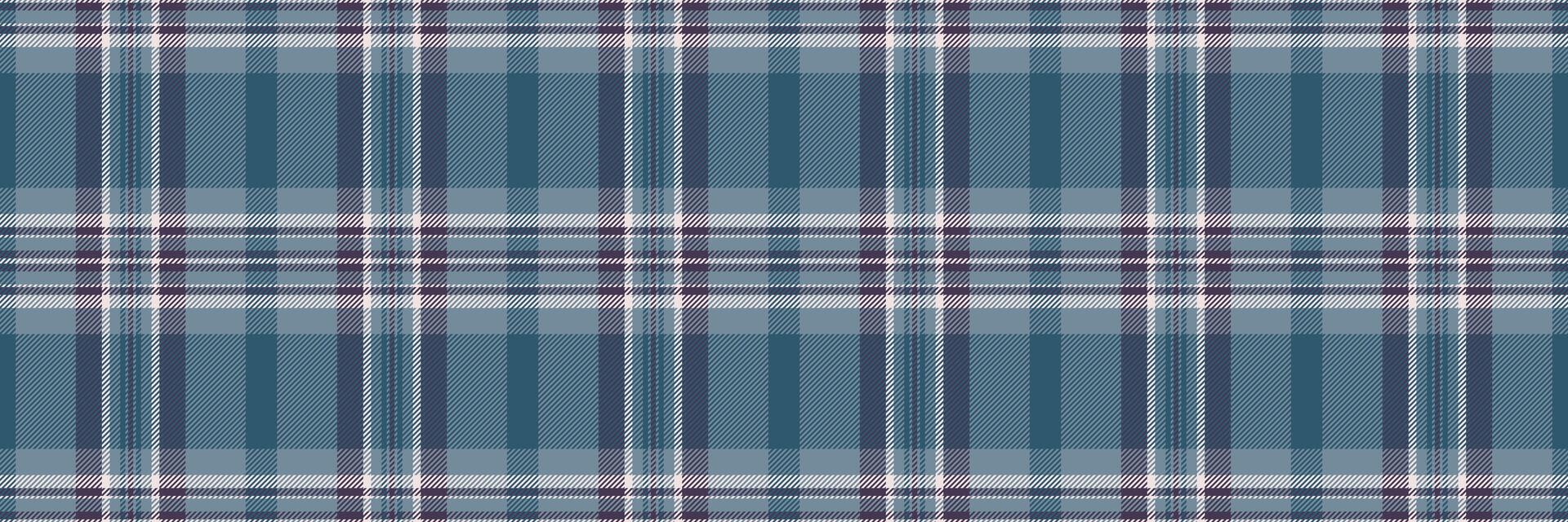 Symmetry tartan fabric seamless, diwali pattern check textile. Flannel plaid background texture in light slate gray and cyan colors. vector