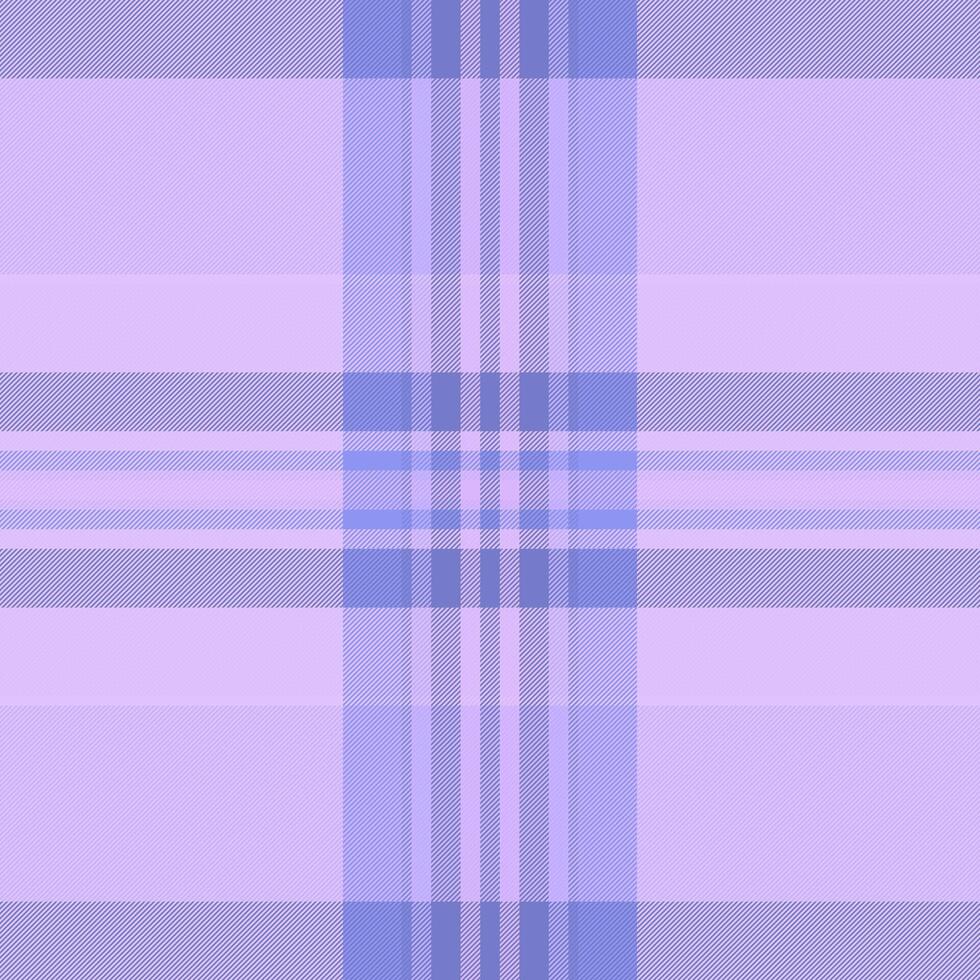 Surface background check fabric, ornament textile plaid pattern. Packaging texture tartan seamless in light and blue colors. vector