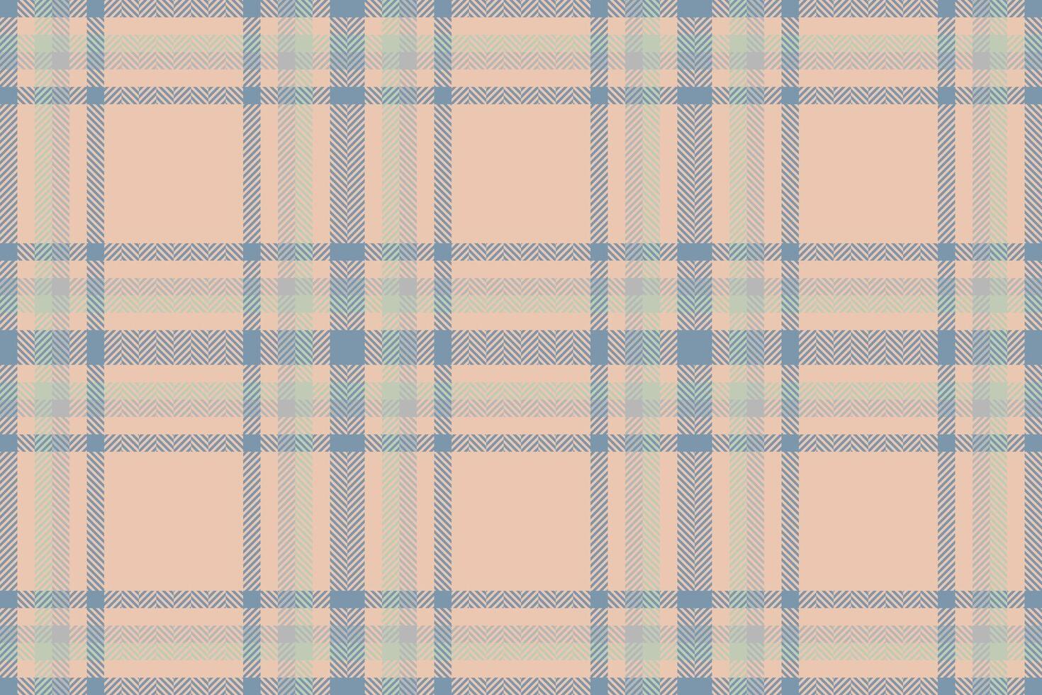 Line textile seamless, pajamas texture pattern tartan. Tissue plaid check background fabric in pastel and light colors. vector