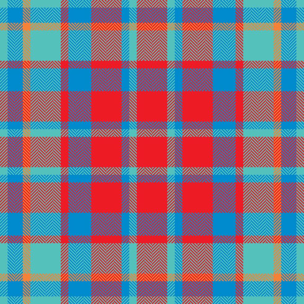 Plaid check pattern. Seamless fabric texture. Tartan textile print. vector