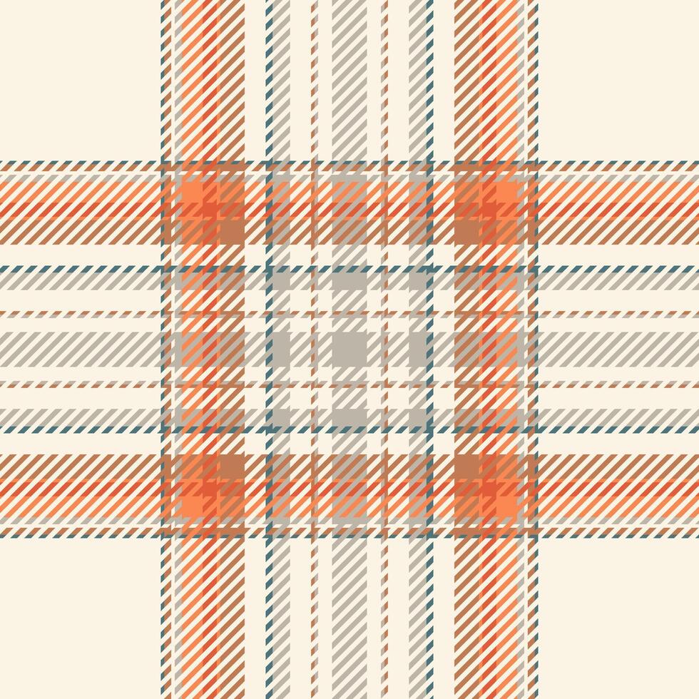 Plaid check pattern. Seamless fabric texture. Tartan textile print. vector