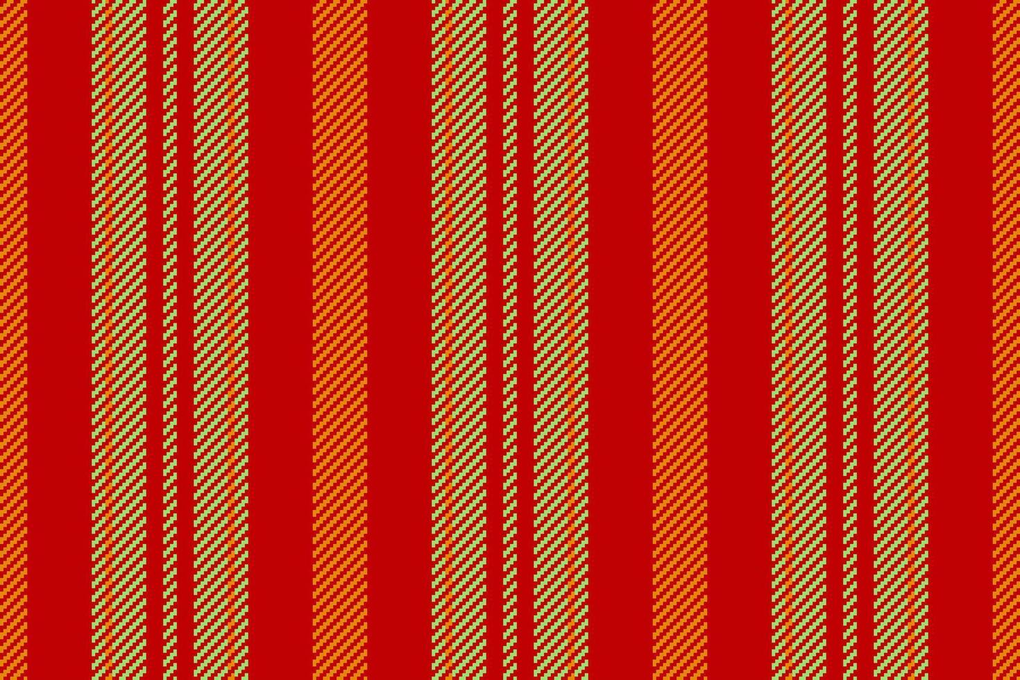 Graphic vertical lines, idea pattern textile fabric. Packaging background texture seamless stripe in red and green colors. vector