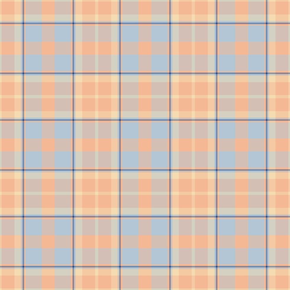 Plaid seamless pattern. background of textile ornament. Flat fabric design. vector
