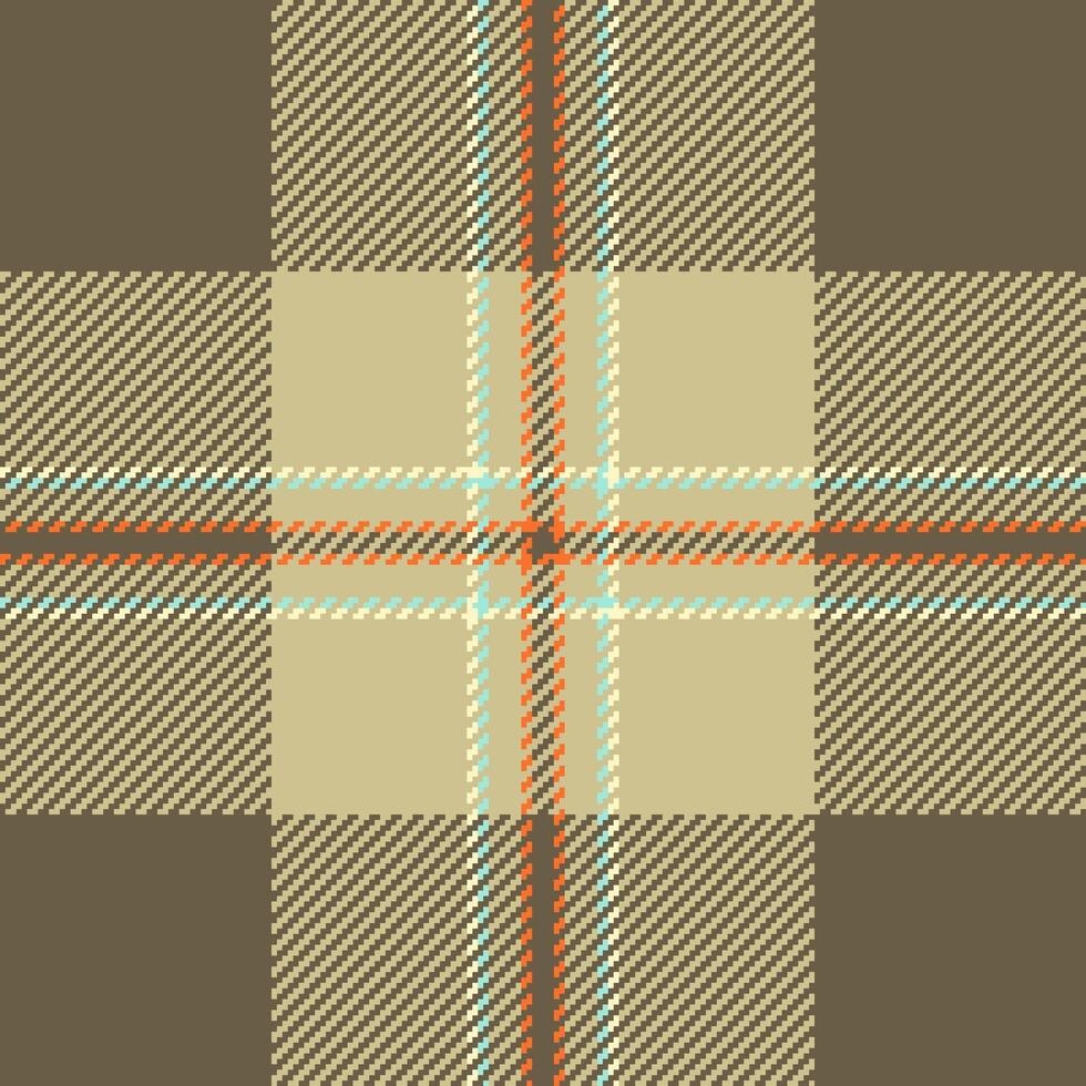 Textile design of textured plaid. Checkered fabric pattern swatch for shirt, dress, suit, wrapping paper print, invitation and gift card. vector