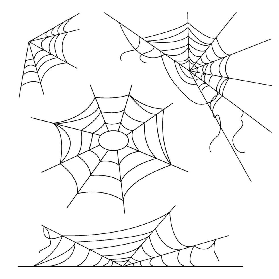Halloween web background for party. Isolated objects on a transparent background vector
